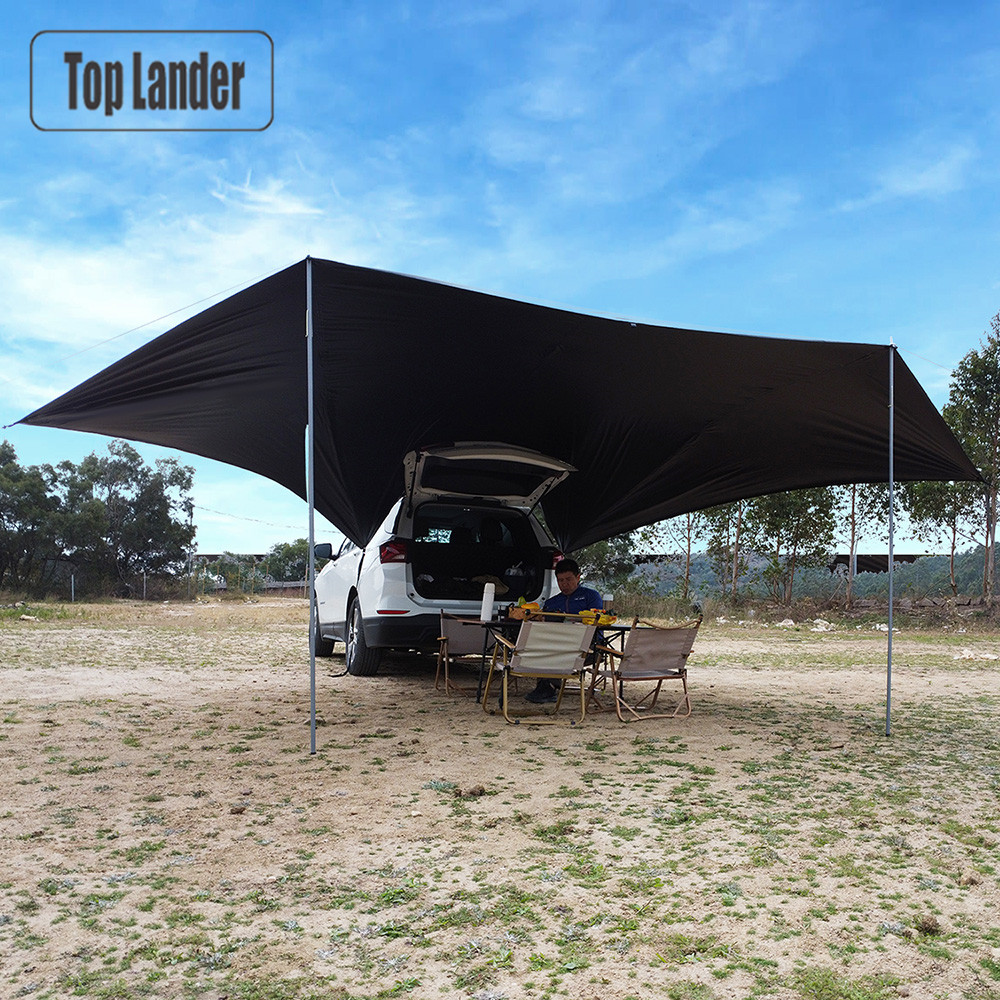 Hammock Rain Tarp - Multi-mode Car Side Sunshade Awning 4x2.5m