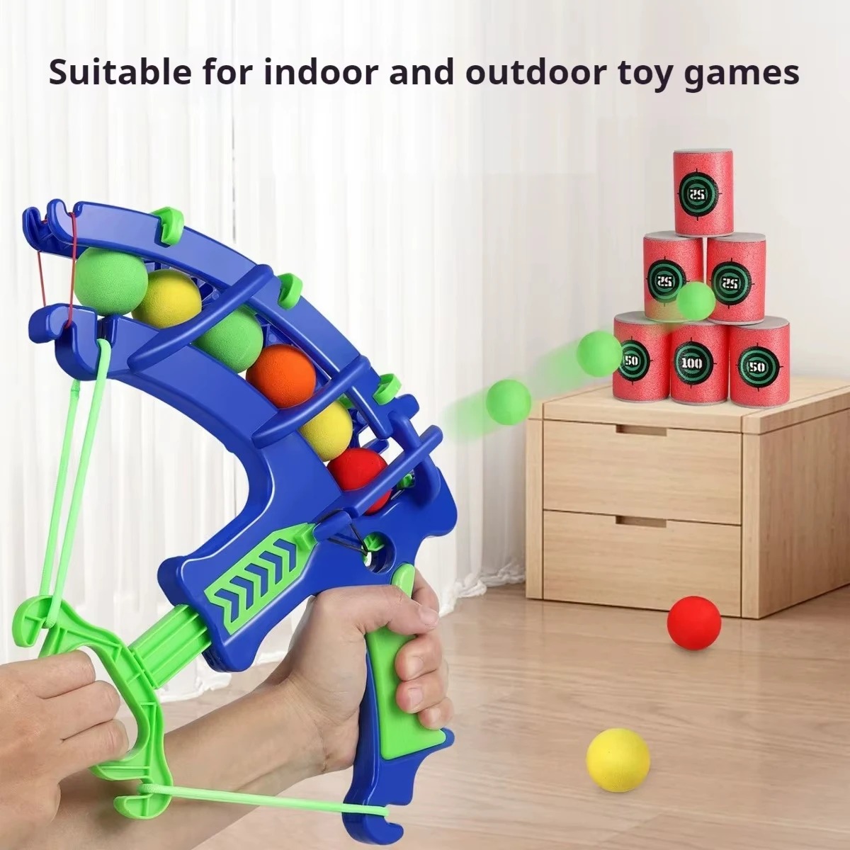 Outdoor Adventure Games - Throw Sport Slingshot Target Bubble Gun