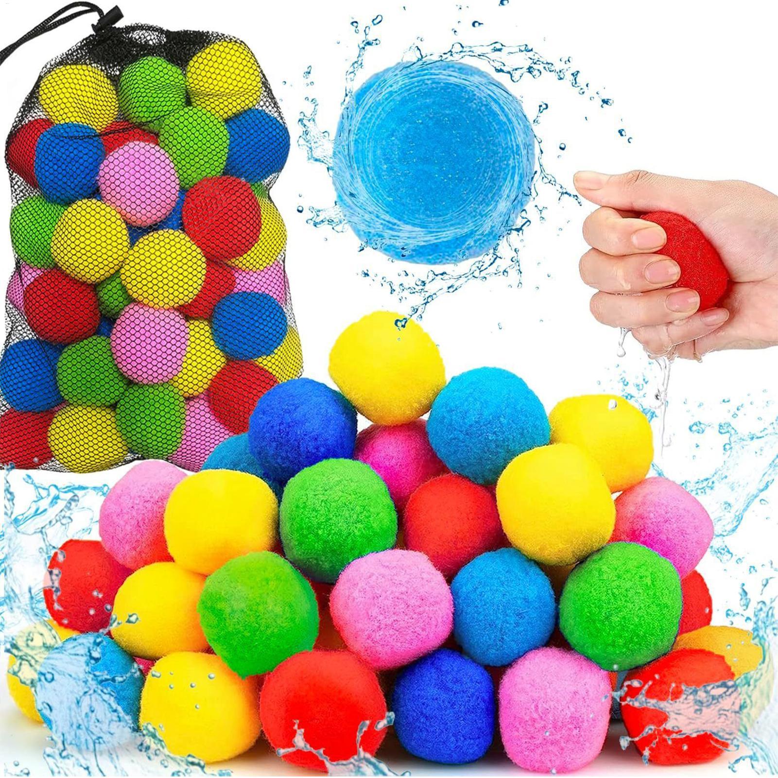 Outdoor Adventure Games - 60pcs/set Reusable Water Balls Instant Refill