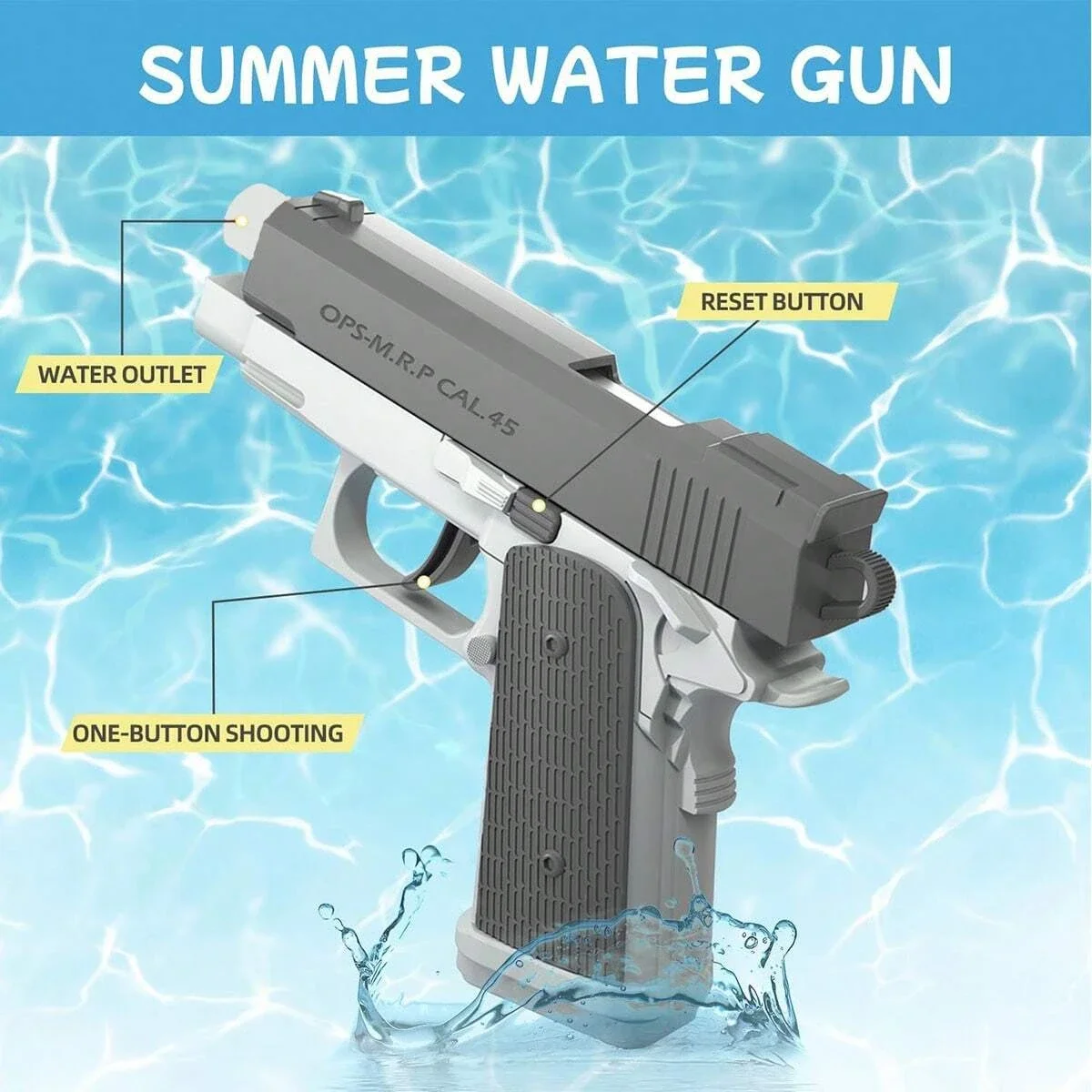 Toy Water Guns Pistol Toy Squi - огляд і ціна Outdoor Adventure Games