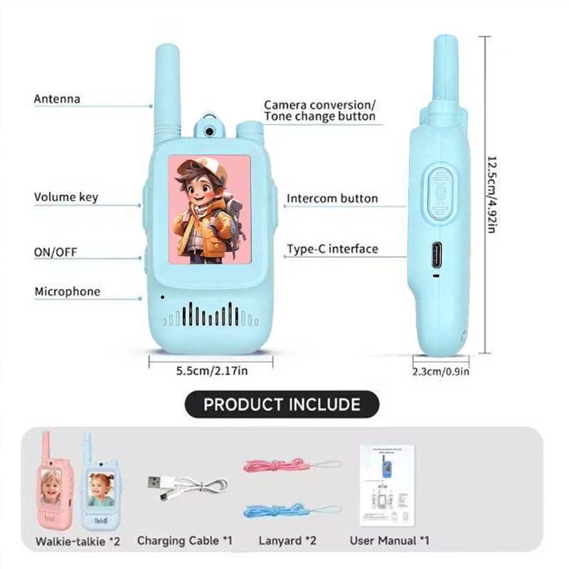 2pcs kids Video Walkie Talkie  - огляд і ціна Outdoor Adventure Video