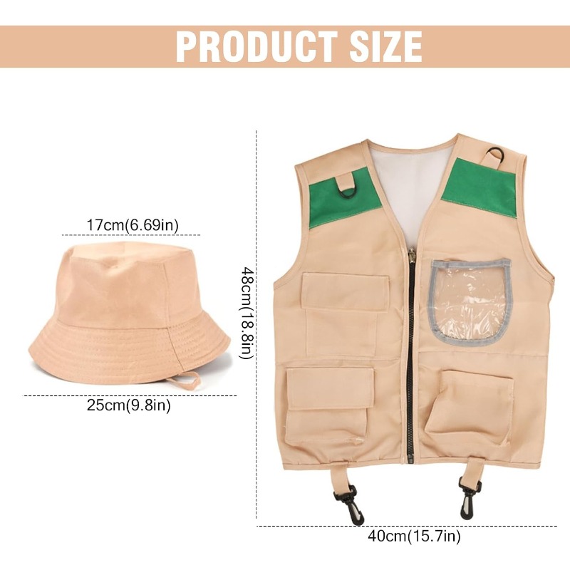 Safari Costume with Cargo Vest - огляд і ціна Outdoor Adventure Games