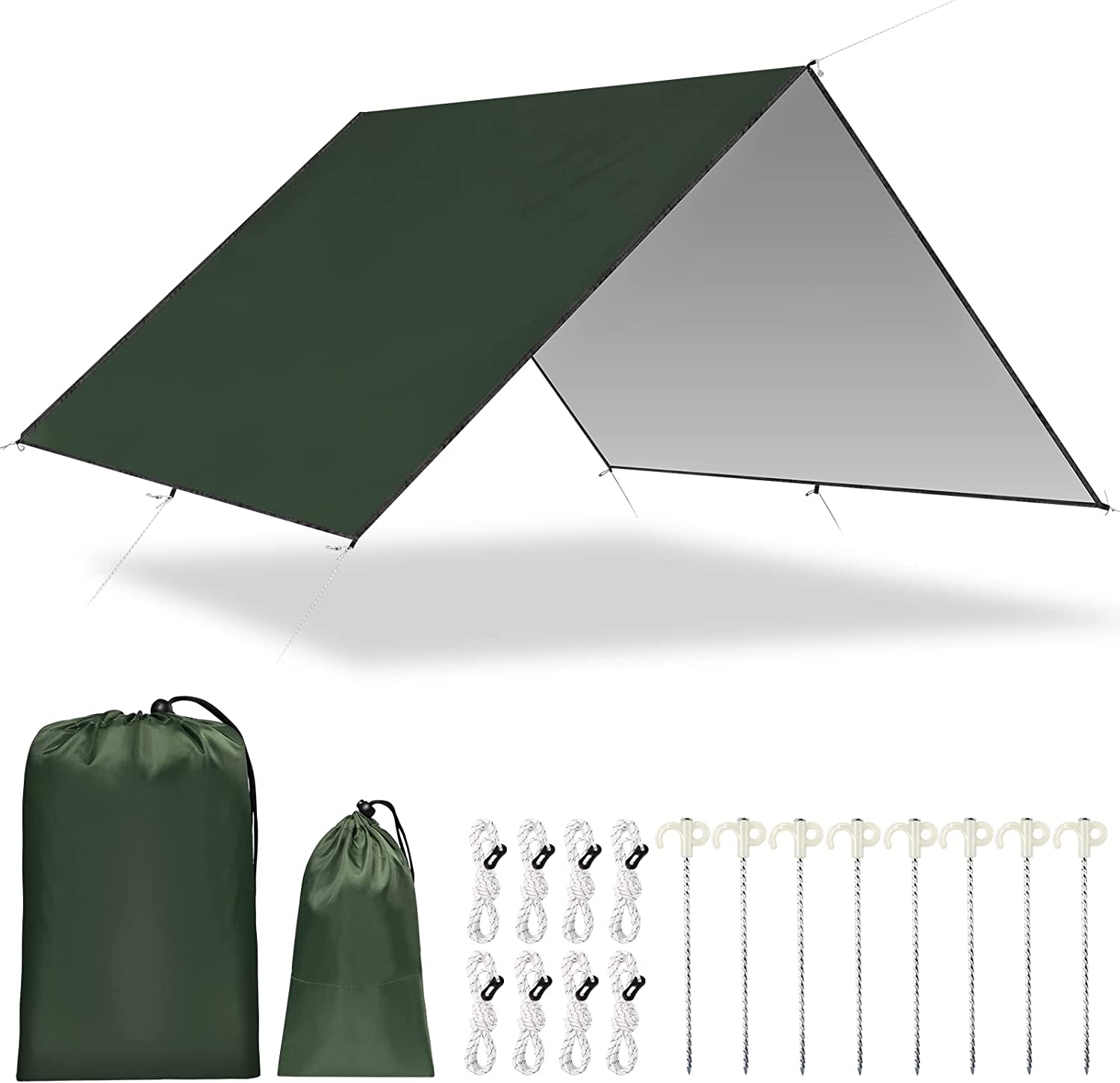 2026 Waterproof Camping Tarp,  - огляд і ціна Hammock Rain Tarp