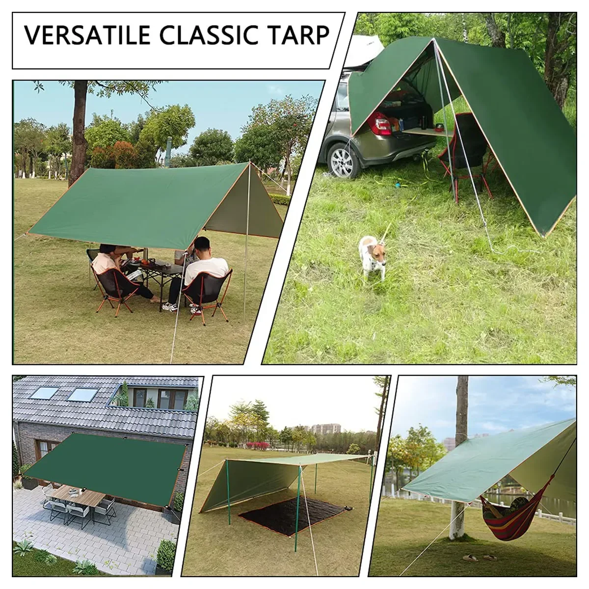 Camping Tarp Waterproof Tent H - огляд і ціна Hammock Rain Tarp