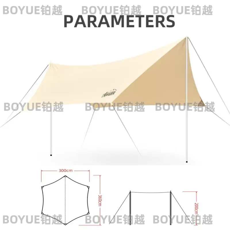 Outdoor Camping Sunshade Tarp  - огляд і ціна Hammock Rain Tarp