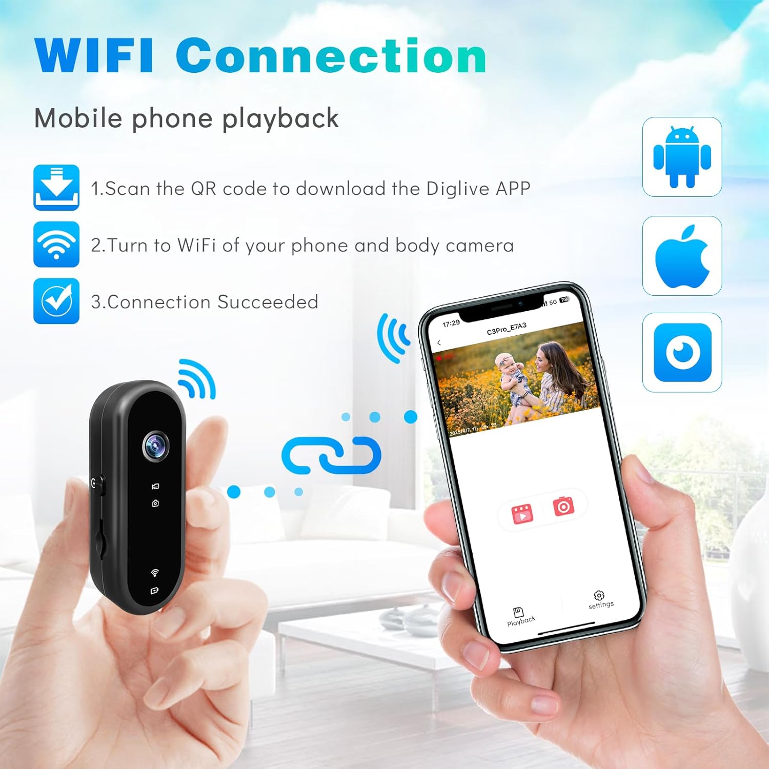 Mini WiFi Action Camera 1080P, - огляд і ціна Outdoor Adventure Video