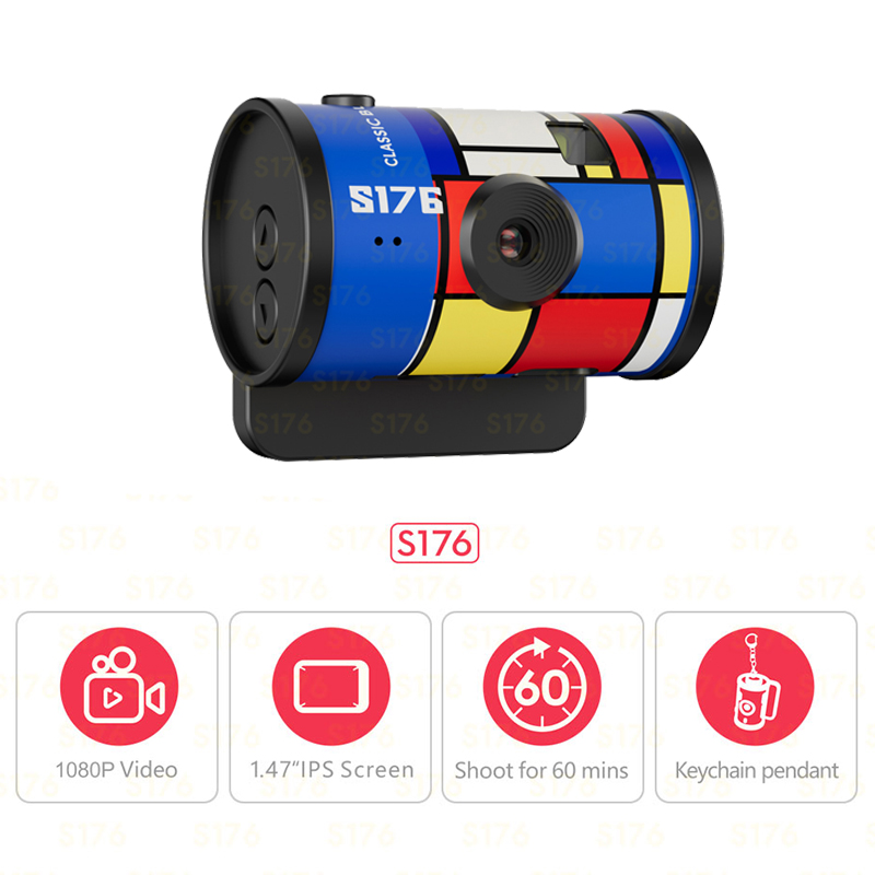 S176 Portable Mini Film Camera - огляд і ціна Outdoor Adventure Video